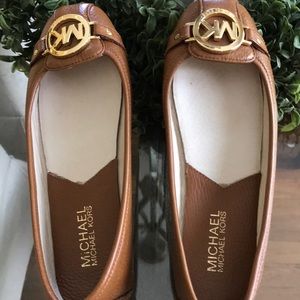 Michael Kors ballet brown flats